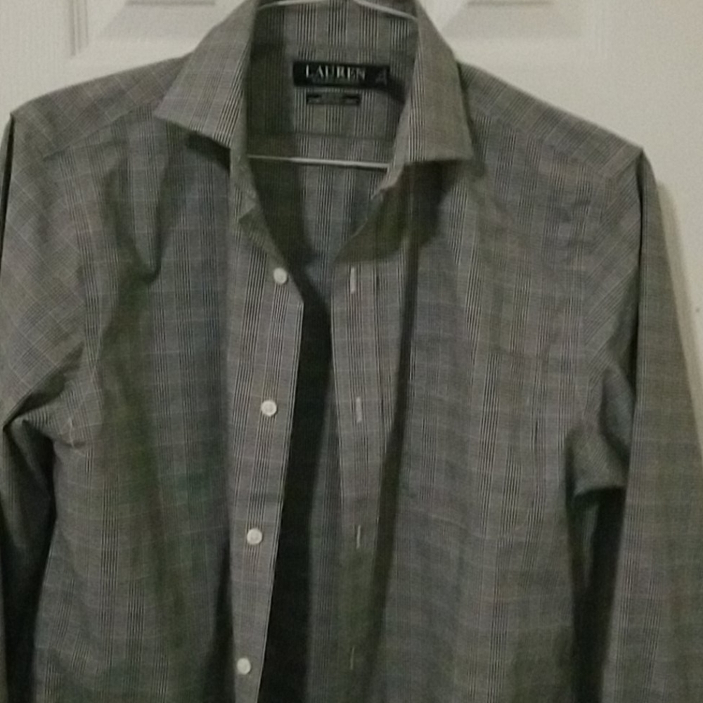 Black and White Plaid Shirt